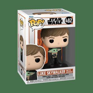 Funko Pop! Star Wars: The Mandalorian – Luke Skywalker with Grogu #482 Vinyl